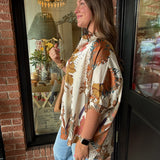 Farris Flower Print Top