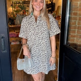 Tessa Leopard Print Dress