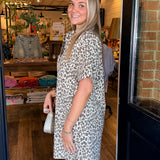 Tessa Leopard Print Dress