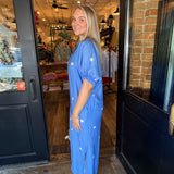 Lynn Blue Polka Dot Dress