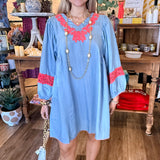 Rita Embroidered Dress
