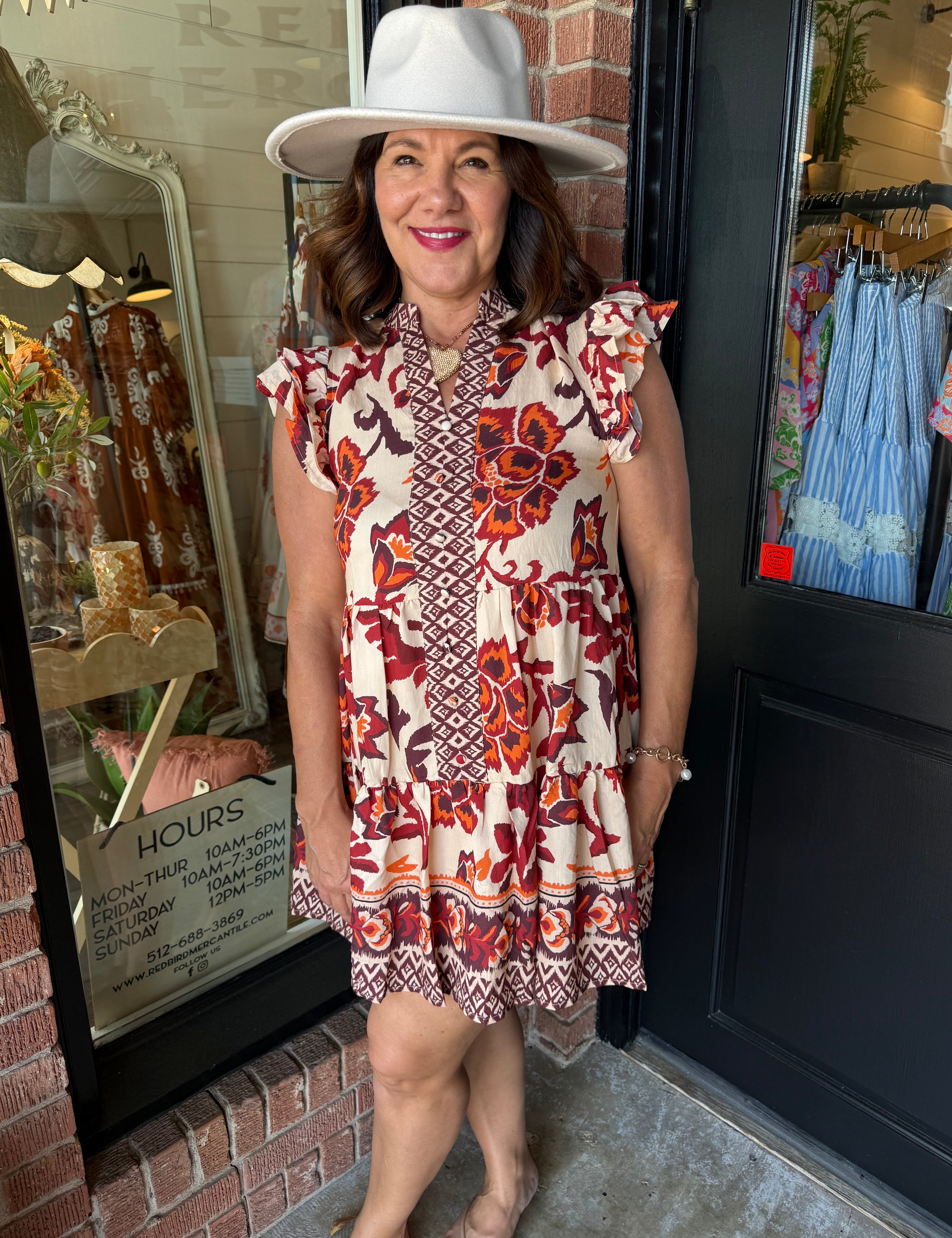 Reba Floral Mini Dress