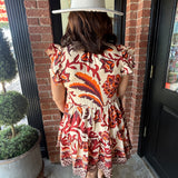 Reba Floral Mini Dress