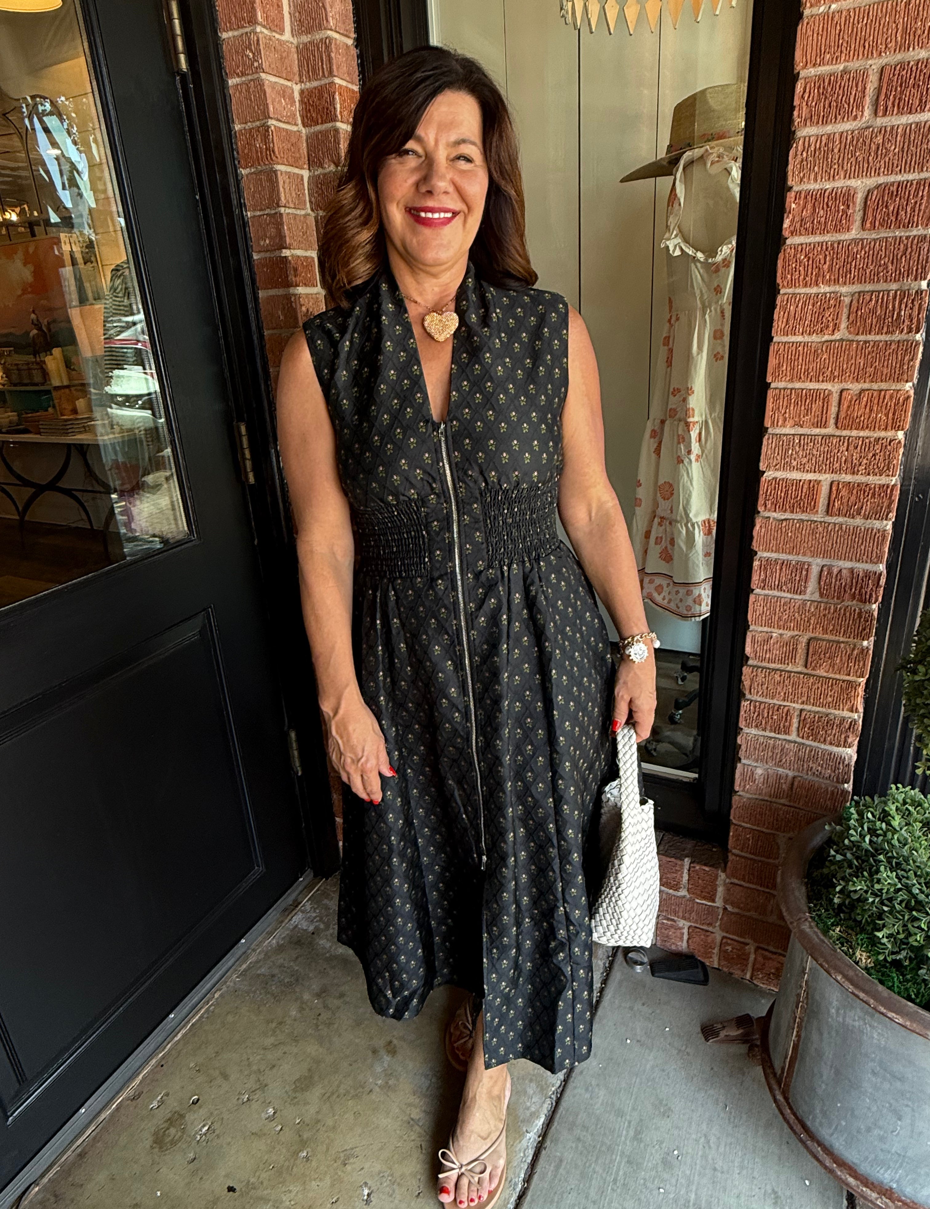 Freda Floral Midi Dress