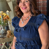 Norma Denim Maxi Dress