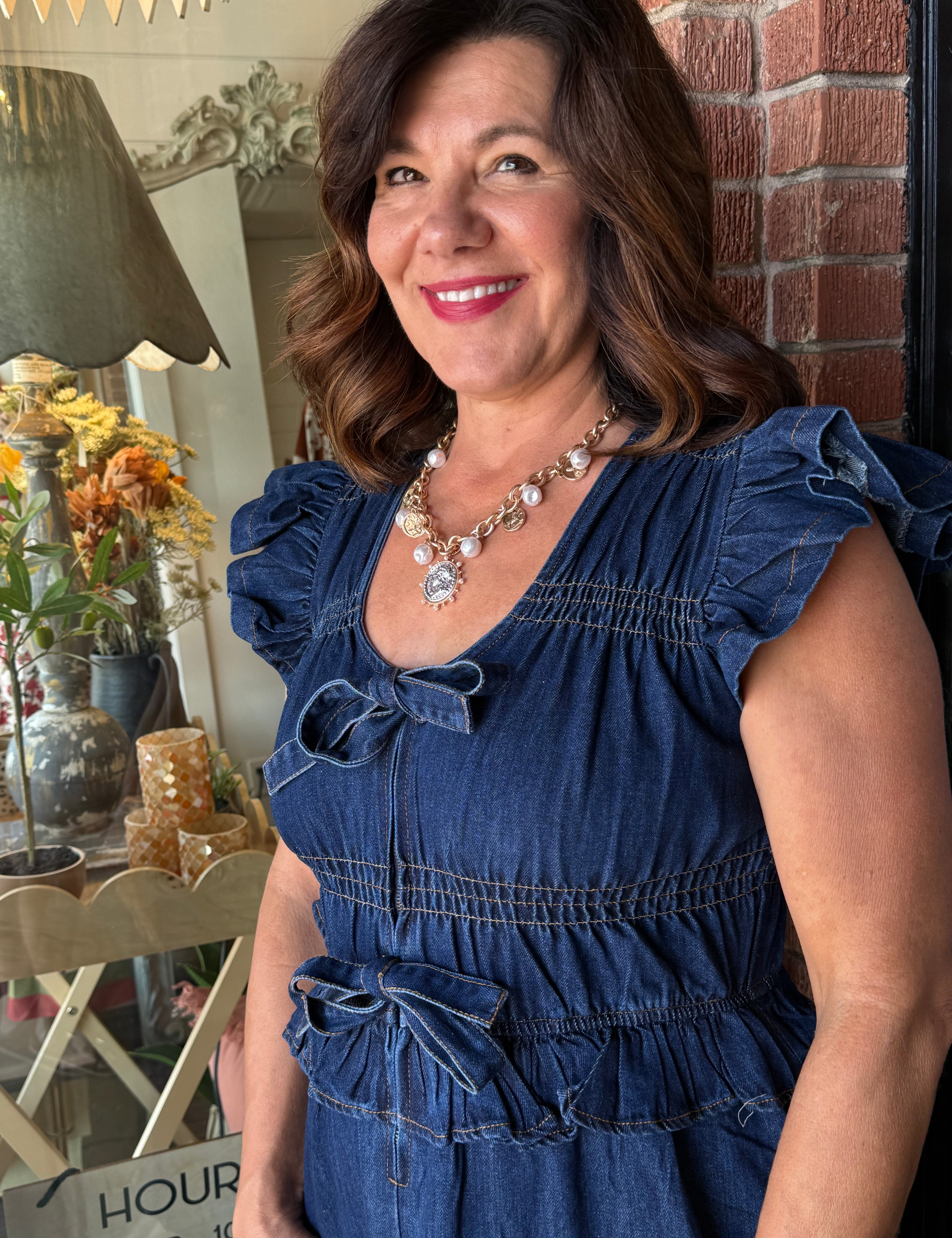 Norma Denim Maxi Dress