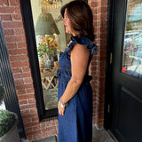 Norma Denim Maxi Dress