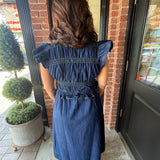 Norma Denim Maxi Dress
