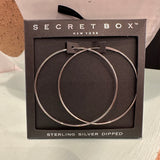 Secret Box Hoop Earrings