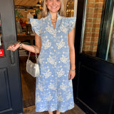 Nicky Gingham Midi Dress