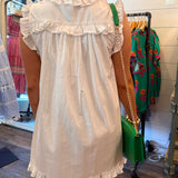 Katherine Ruffled Sleeveless Shirt Dress