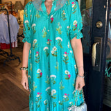 Maddi Floral Print Midi Dress