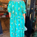 Maddi Floral Print Midi Dress