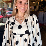Liza Polka Dot Mini Dress
