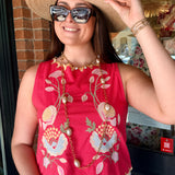 Nora Scalloped Top
