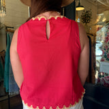 Nora Scalloped Top