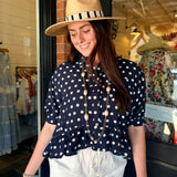 Pamela Polka Dot Top