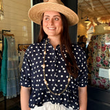 Pamela Polka Dot Top