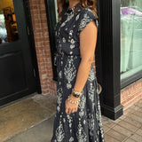 Annie Print Tiered Maxi Dress
