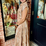 Annie Print Tiered Maxi Dress