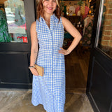 Julia Gingham Maxi Dress