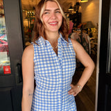 Julia Gingham Maxi Dress