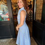 Julia Gingham Maxi Dress