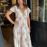 Sara Floral Midi Dress