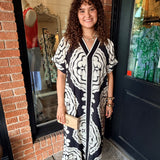 Blaire Maxi Print Dress