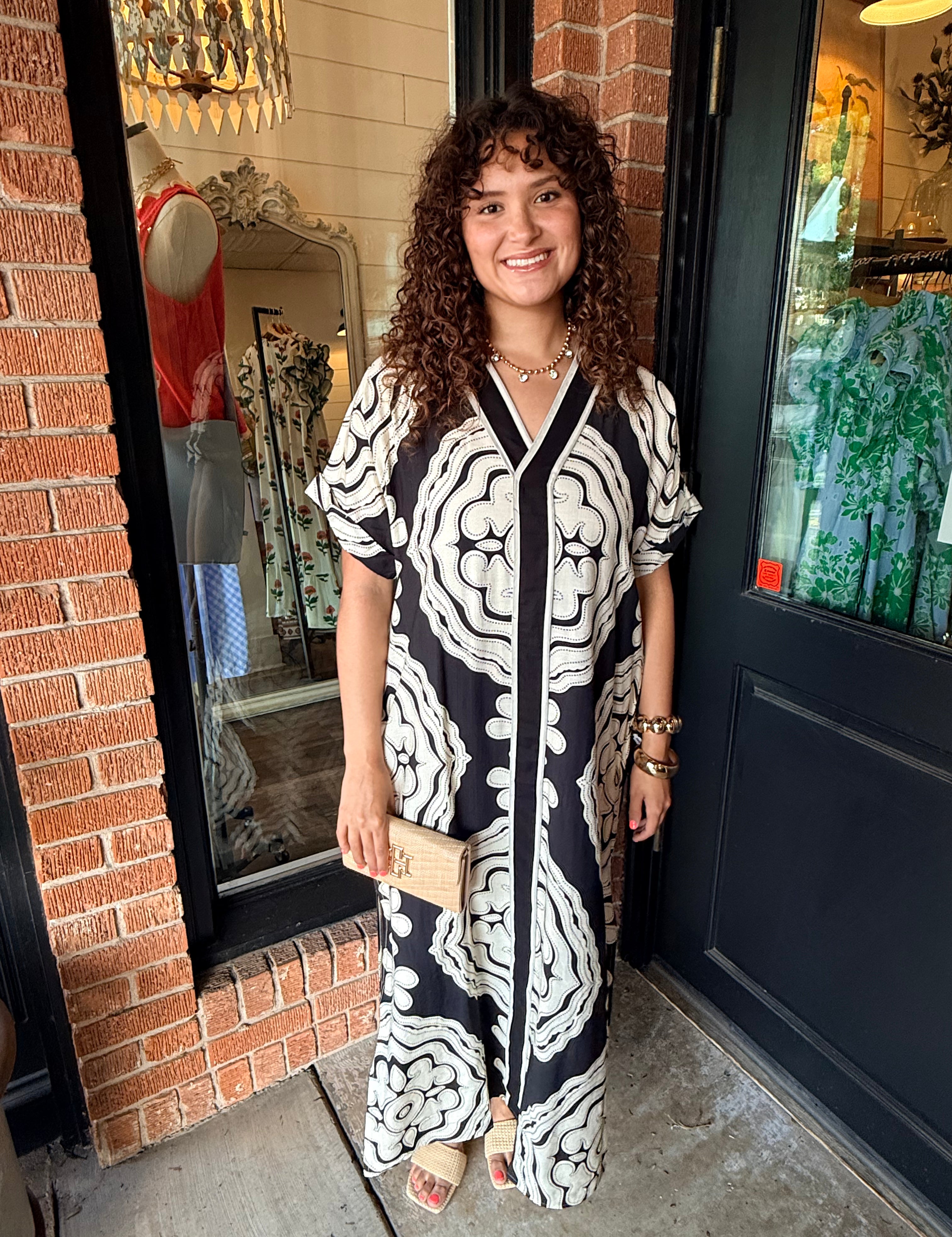 Blaire Maxi Print Dress