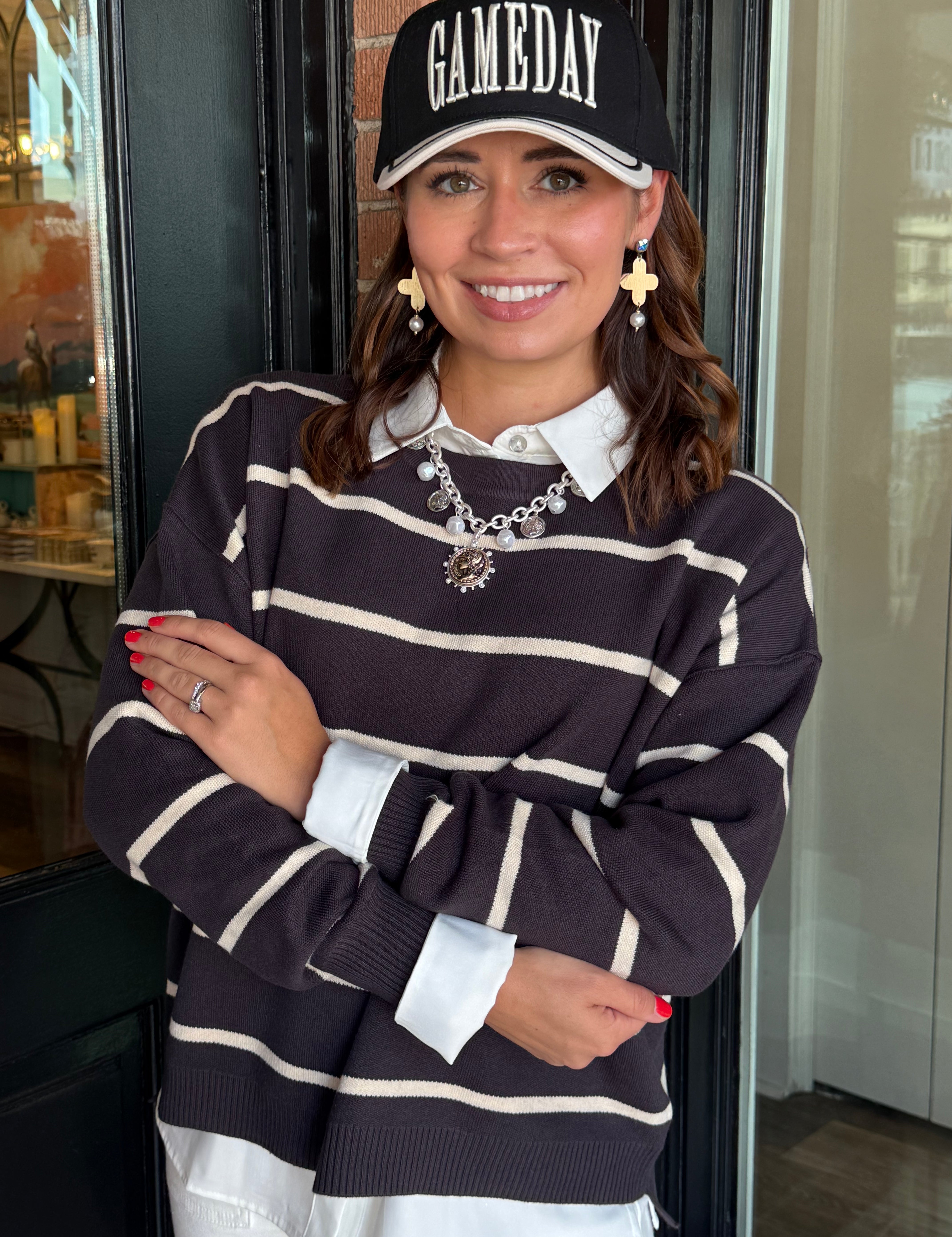 Karla Striped Sweater