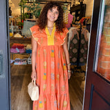 Lillian Botanical Midi Dress
