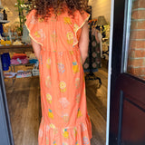 Lillian Botanical Midi Dress