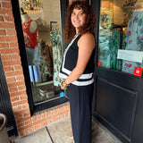 Shelly Contrast Tank & Wide Pant Set