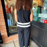 Shelly Contrast Tank & Wide Pant Set