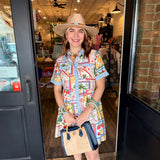 Harley Tropical Shirt Dress