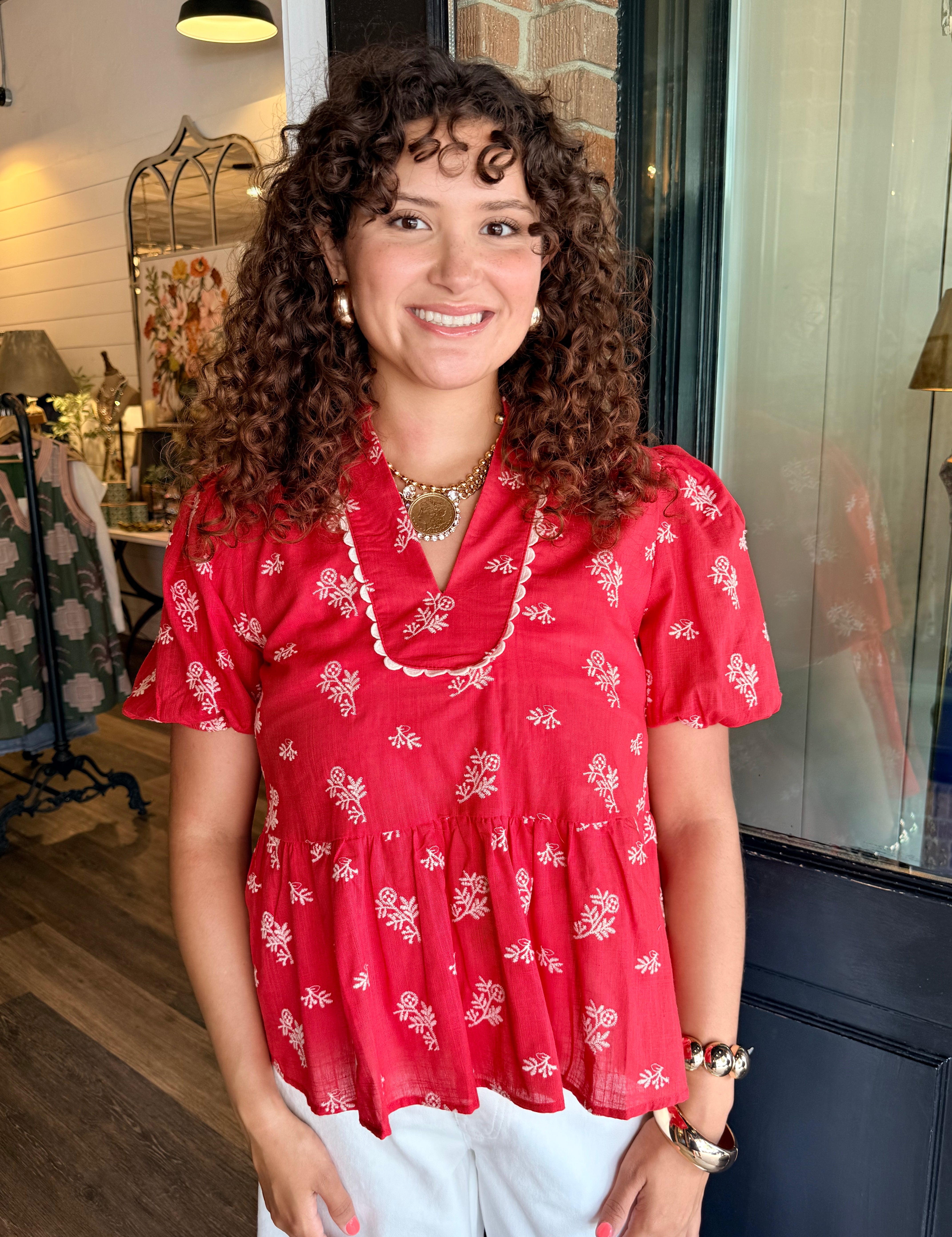 Betina Peplum Top