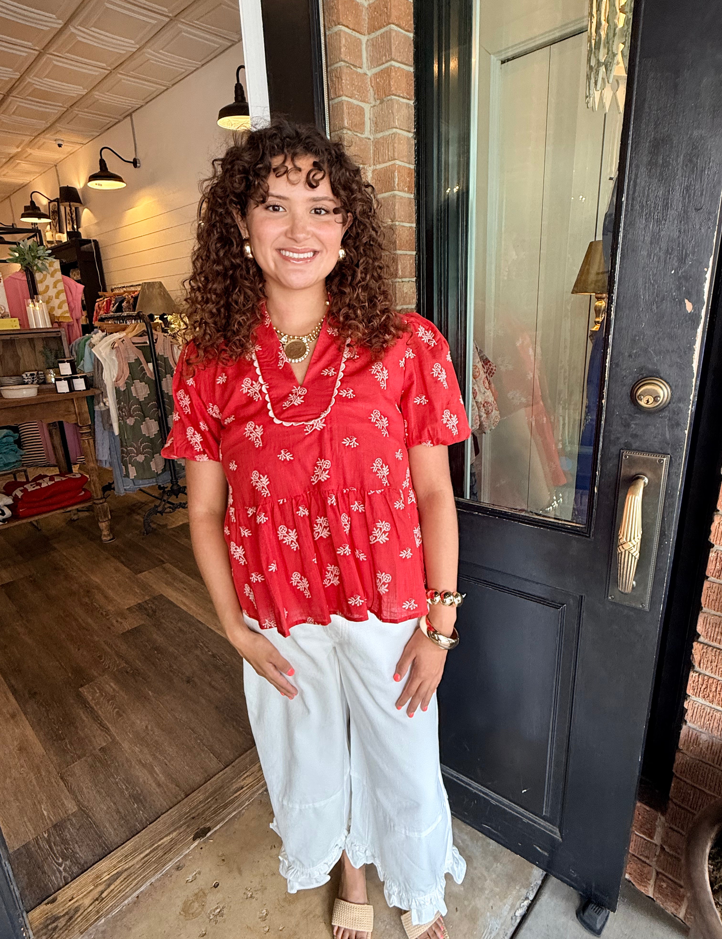Betina Peplum Top