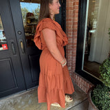 Sadie Textured Maxi Dress