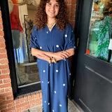 Skylar Polka Dot Midi Dress