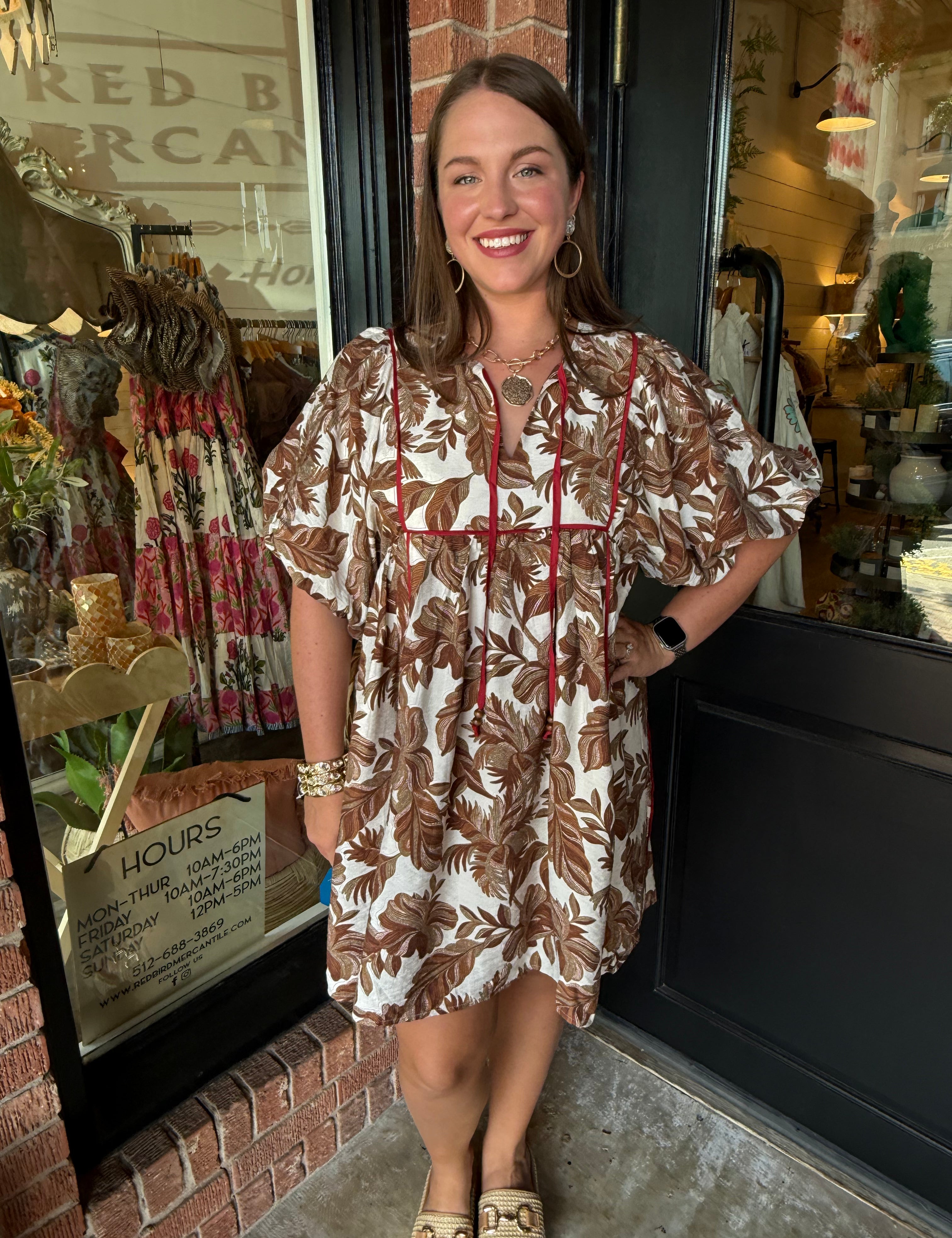 Tracy Brown Floral Dress