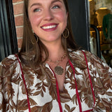 Tracy Brown Floral Dress
