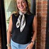 Anne Gold Button Tank Sweater