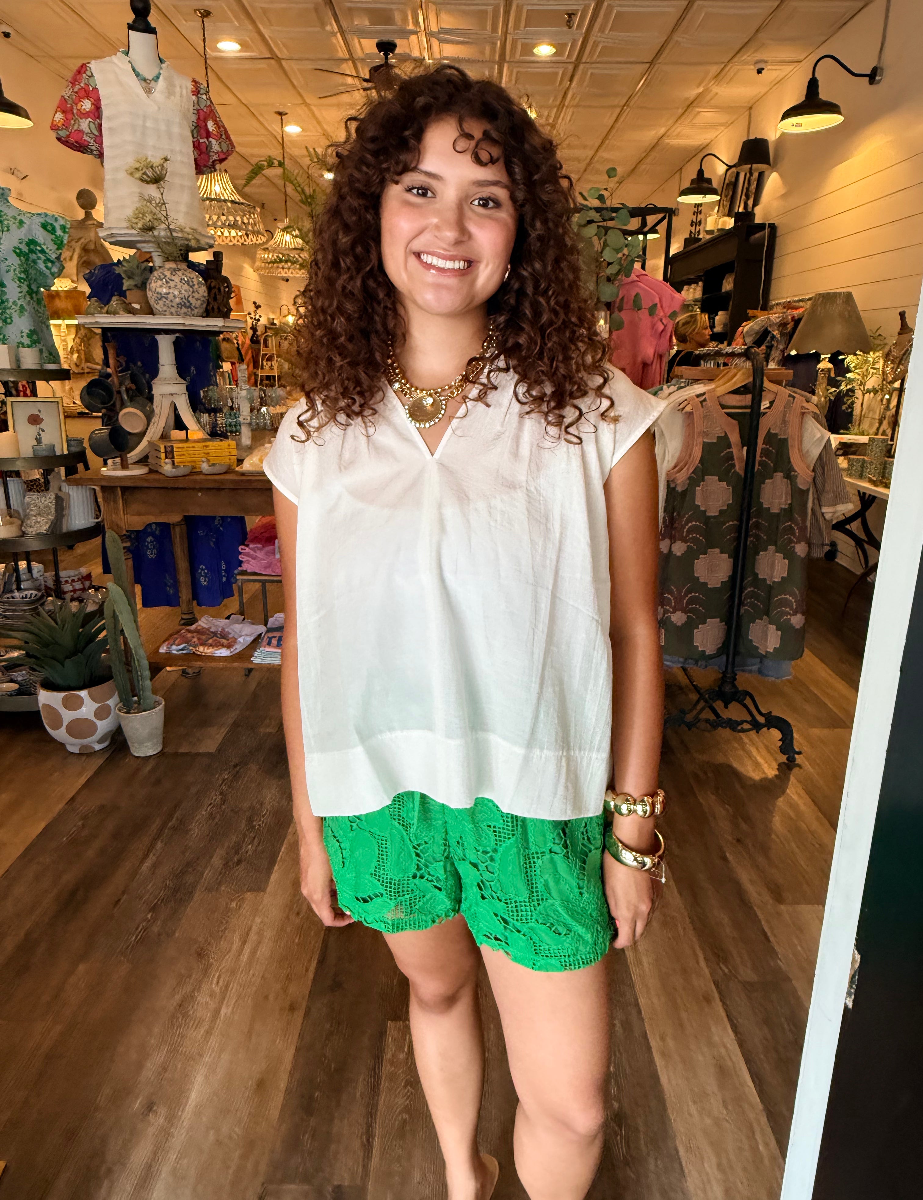 Dixie Eyelet Shorts