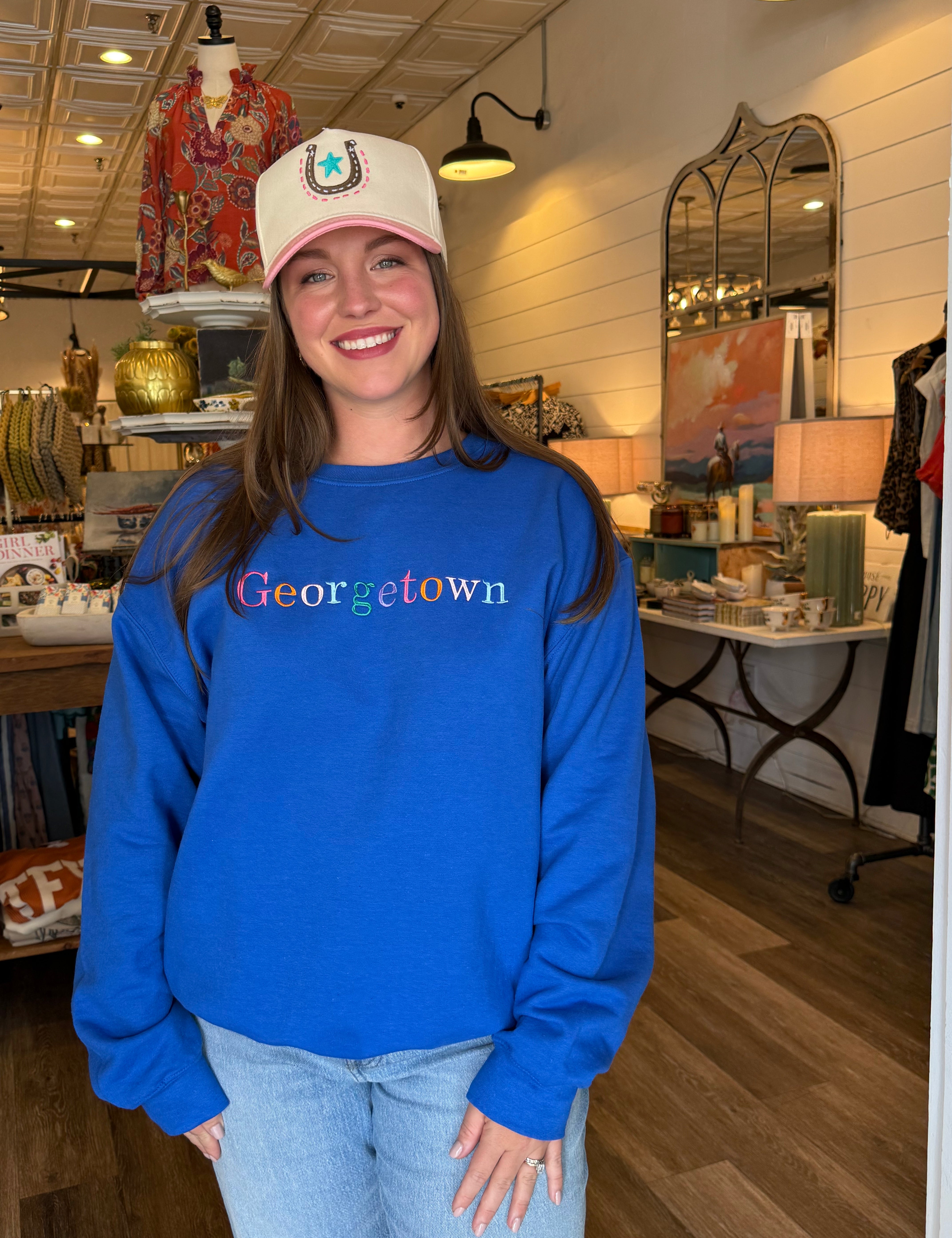 Georgetown Embroidered Sweatshirt