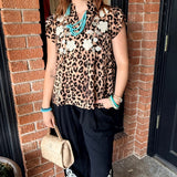 Jordan Leopard Print Top