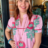 Evie Floral Midi Dress