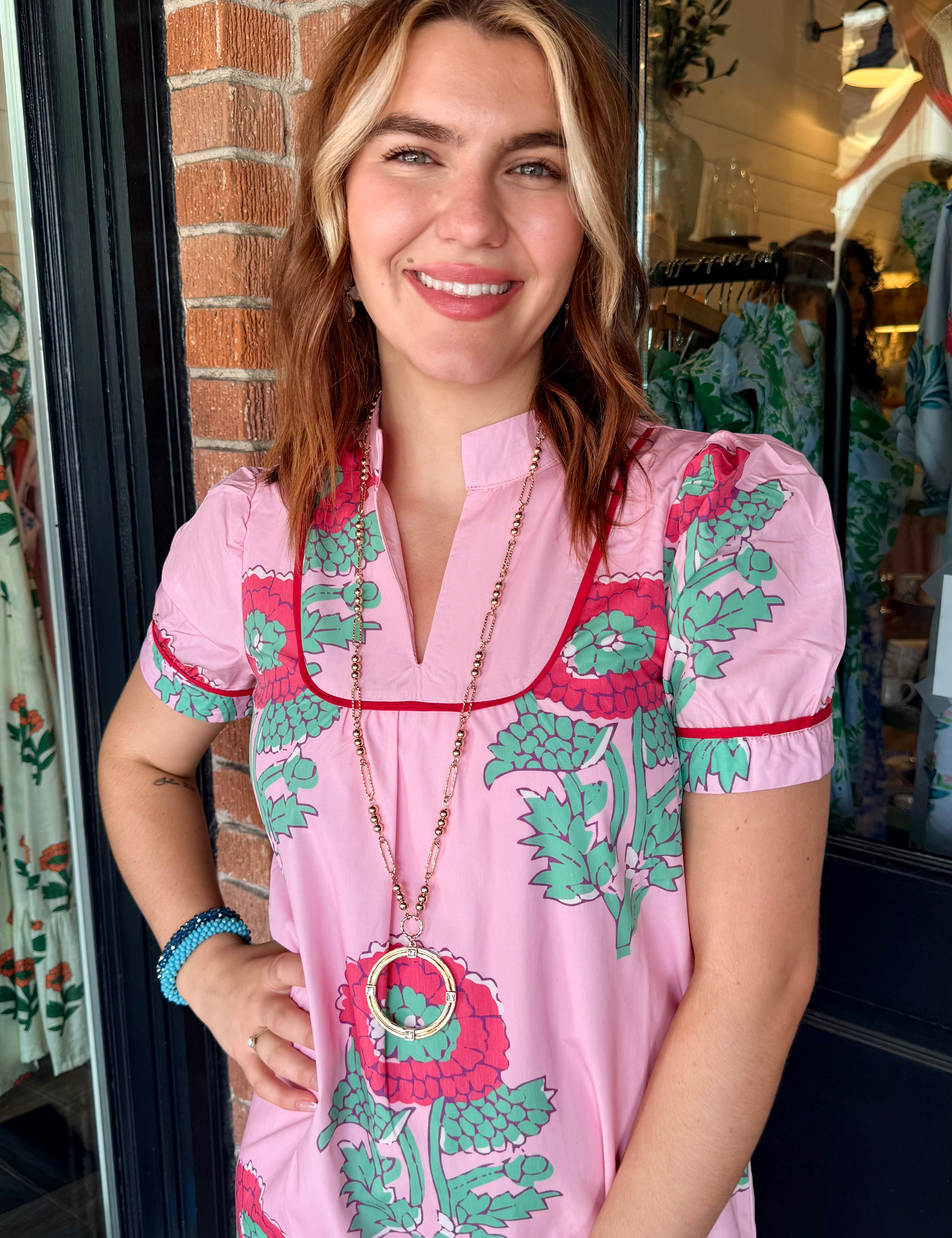 Evie Floral Midi Dress