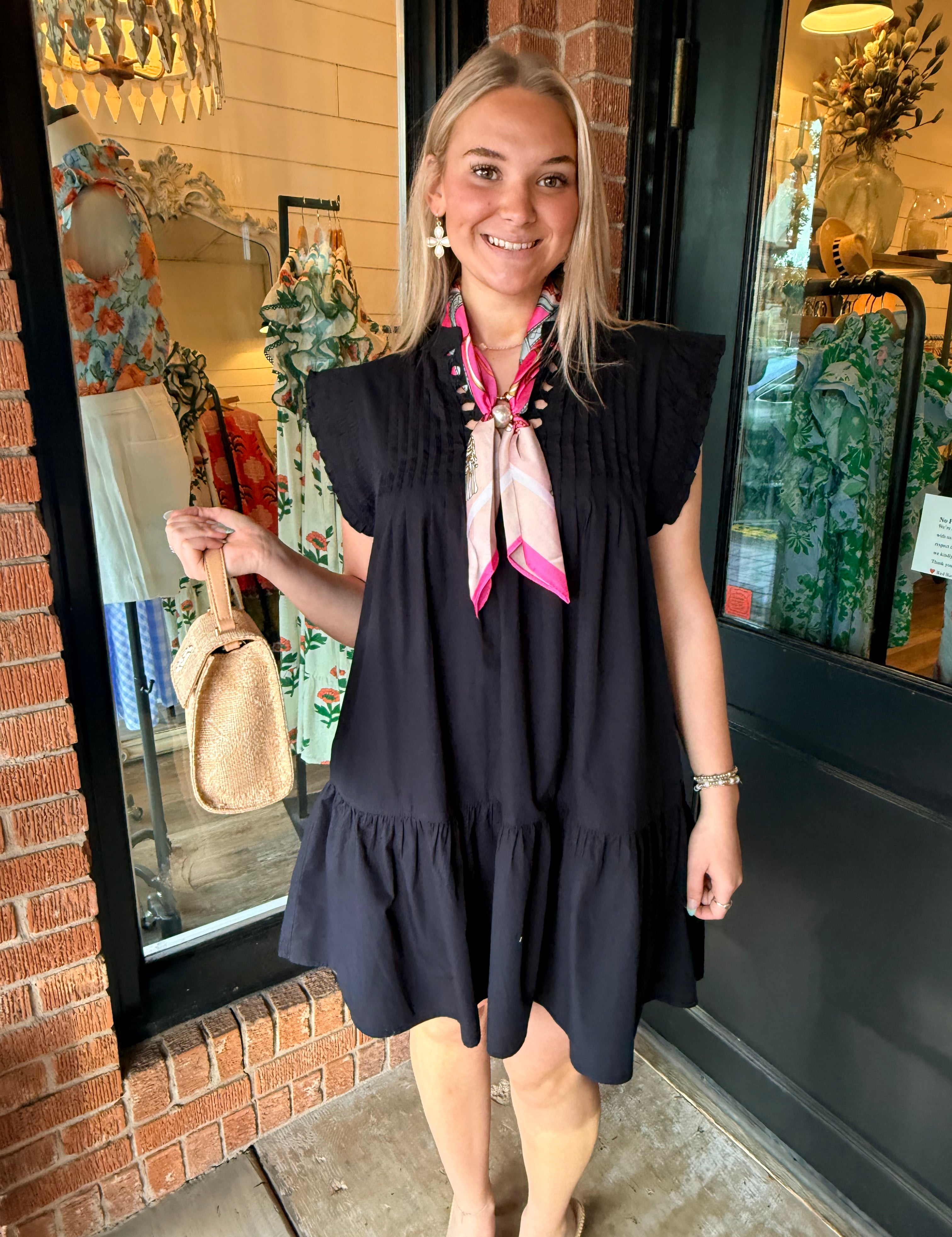 Tricia Pleated Dress
