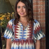 Paula Diamond Print Dress